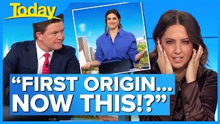 Sarah’s cheeky dig at hosts leaves them speechless | Today Show Australia