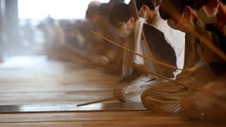 東本願寺で年末の大掃除