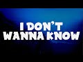 Crunkz - I Don&#39;t Wanna Know (Lyrics) ft. Peter Forest