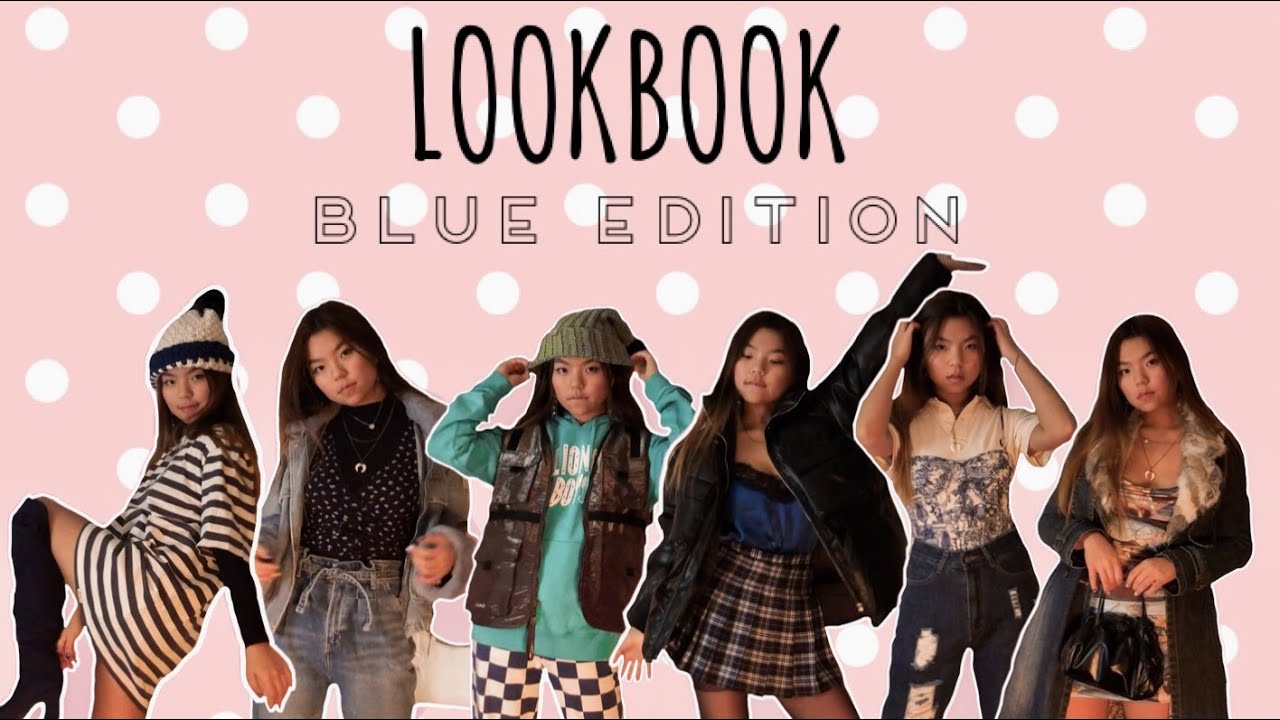 Fashion LOOKBOOK| cute and trendy outfit ideas, blue edition!