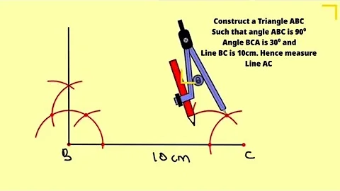 How To Construct Triangle when two angles and one side are given