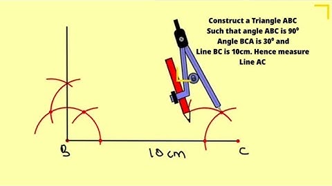 How To Construct Triangle when two angles and one side are given