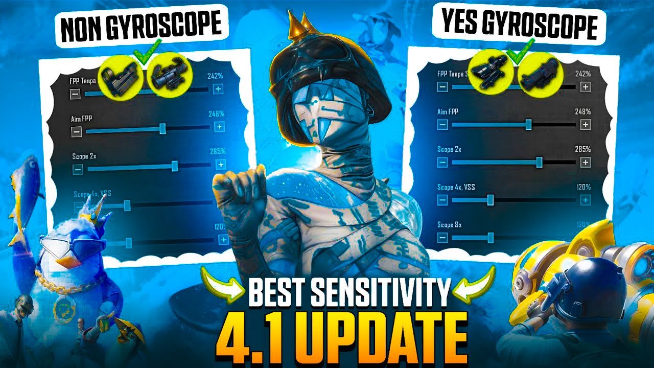 NEW UPDATE 4.1 CODE 🔥 PUBG MOBILE/BGMI SENSITIVITY SETTINGS 2025 | BEST SCOPE SENSITIVITY SETTINGS✅