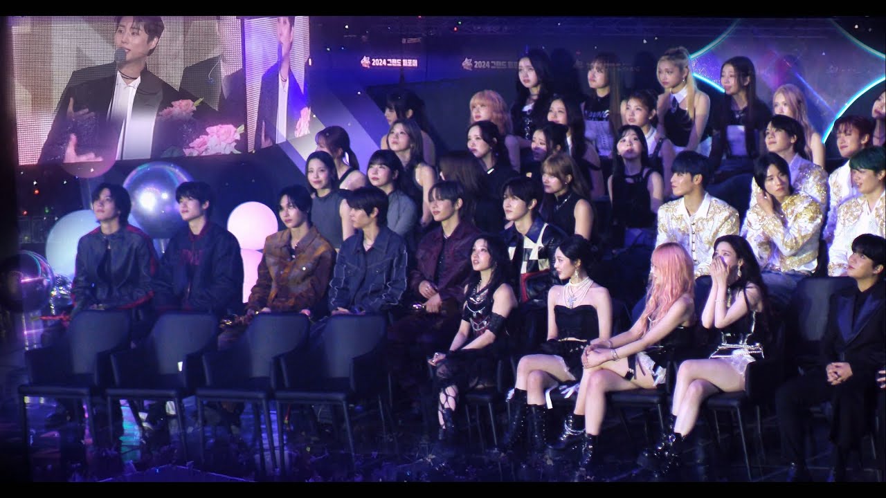 [데이식스 KGMA 3관왕 수상]  라이즈 에스파,우기, 유니스,에이티즈,JO1 Reaction @241117 직캠