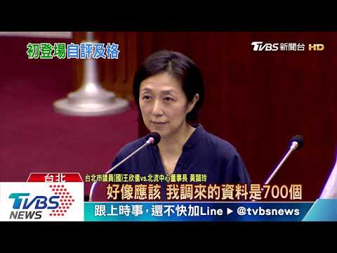 北流中心董座"歌手黃韻玲" 首赴議會備詢