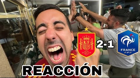 La MEJOR REACCIÓN QUE VERÁS DEL ESPAÑA 2-1 FRANCIA *nos vamos a la finaaaal*