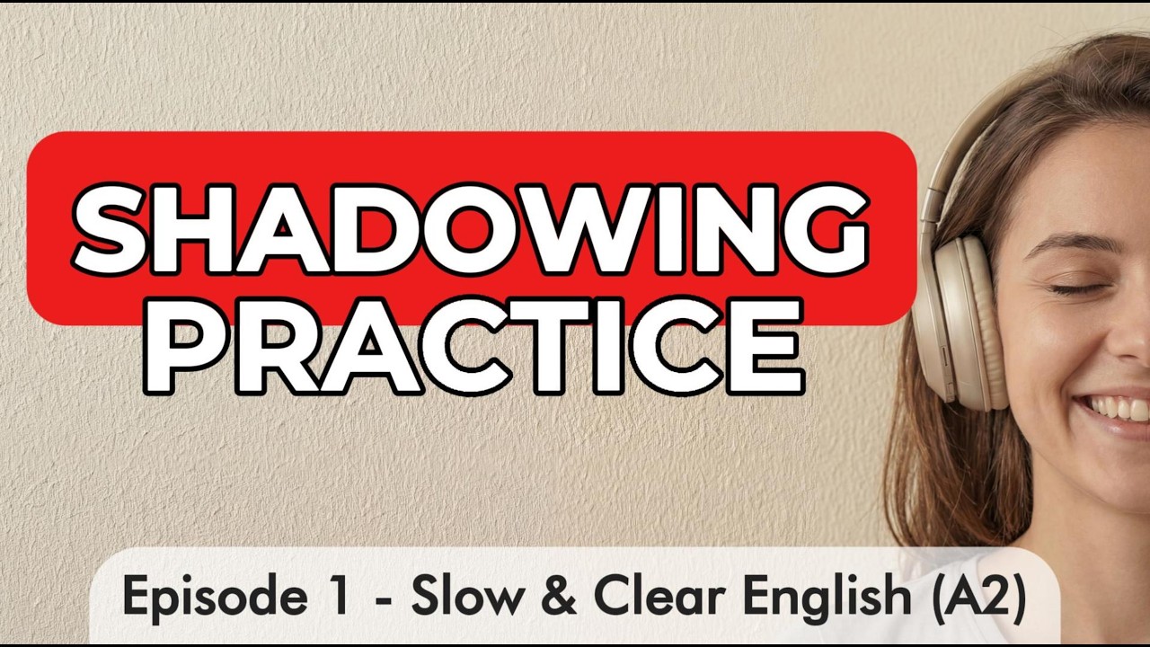 Shadowing Practice A2 – Repeat After Me | Daily Speaking Training #1 ...