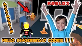 I Found Gingerbread Cookie In Roblox Assassin Opening Cases Youtube - roblox assassin prisnowman gingerbread man