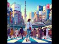 Midday Metropolis: A Retro Japanese City Pop Journey