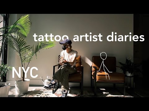 在紐約當刺青師的日子 💟 nyc diaries!!