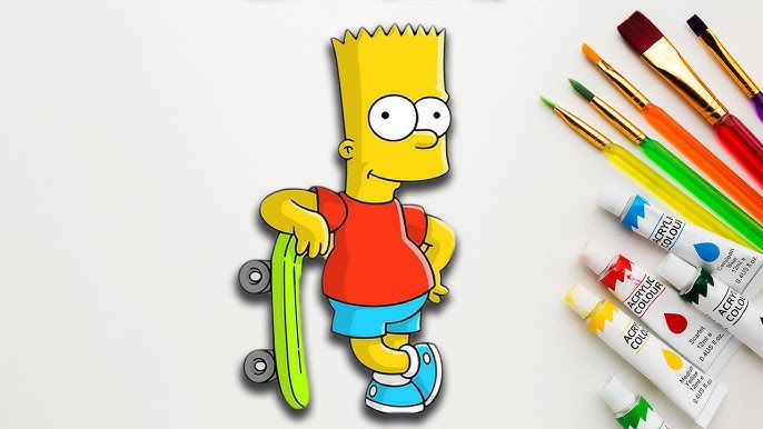 View full size Sadbart Thesimpsons Art Sorry Sorrow - Bart Simpson