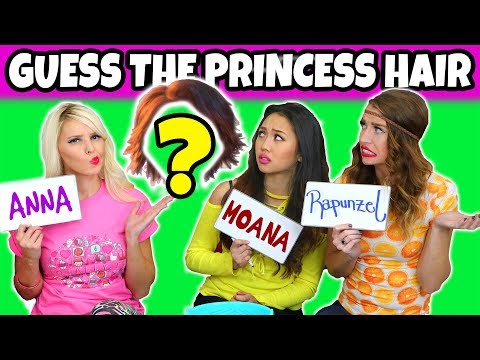 Guess the Disney Princess by the Hair. Can you Guess the Disney Character? Totally TV.