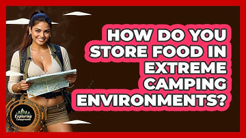 How Do You Store Food In Extreme Camping Environments? - Exploring Campgrounds