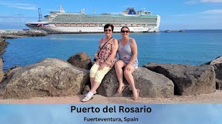 P&O Azura Canary Island Cruise - Puerto del RosarioTown, Fuerteventura, Spain - December 2024