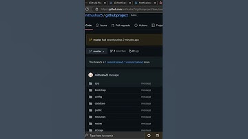 Github project upload