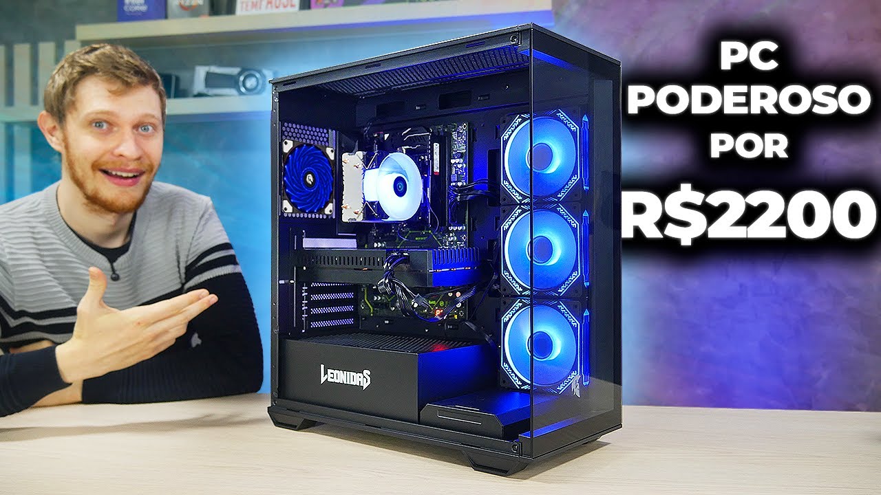 PC GAMER DE R$2200 PODEROSO DO ALIEXPRESS, RODA JOGOS EM 2.5K! (imposto incluso)