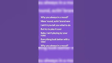 Thumbnail of Mood - Yagih Mael lyrics #shorts #viral #lyrics #youtubeshorts #tiktokviral #tiktok