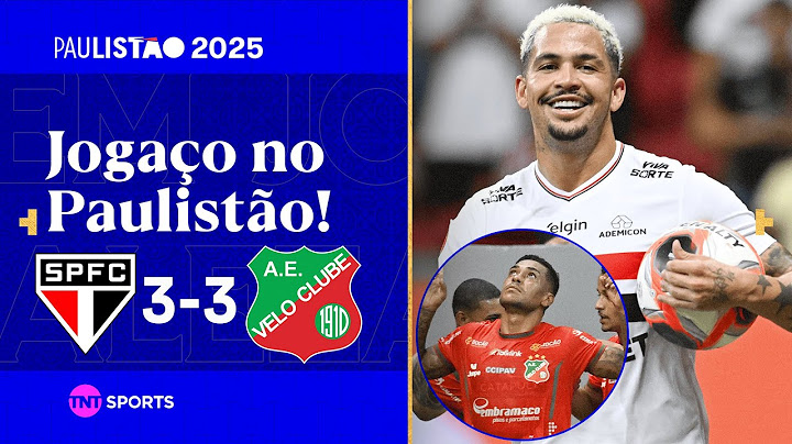 LUCIANO CRAVA DUAS VEZES, MAS VELO EMPATA COM GOLAÇO! SÃO PAULO 3X3 VELO CLUBE | PAULISTÃO 2025
