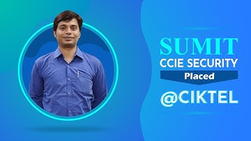 “I got placed in Ciktel as Network Engineer after CCNA, CCNP, CCIE Security Course Training from NB”