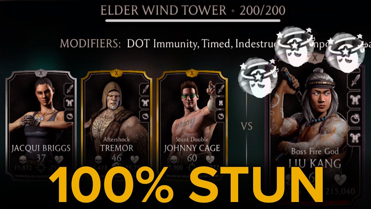 MK Mobile | Fatal Elder Tower 200 | How to beat Fire God Liu Kang