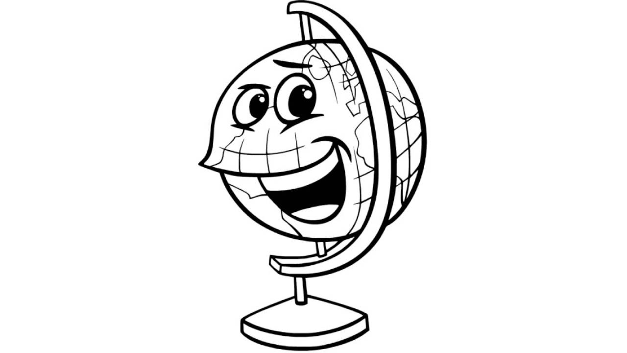 Как нарисовать глобус карандашом поэтапно для детей легко и просто