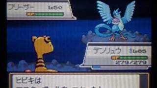 ポケモンハートゴールドソウルシルバー 双子島 フリーザー Articuno Youtube