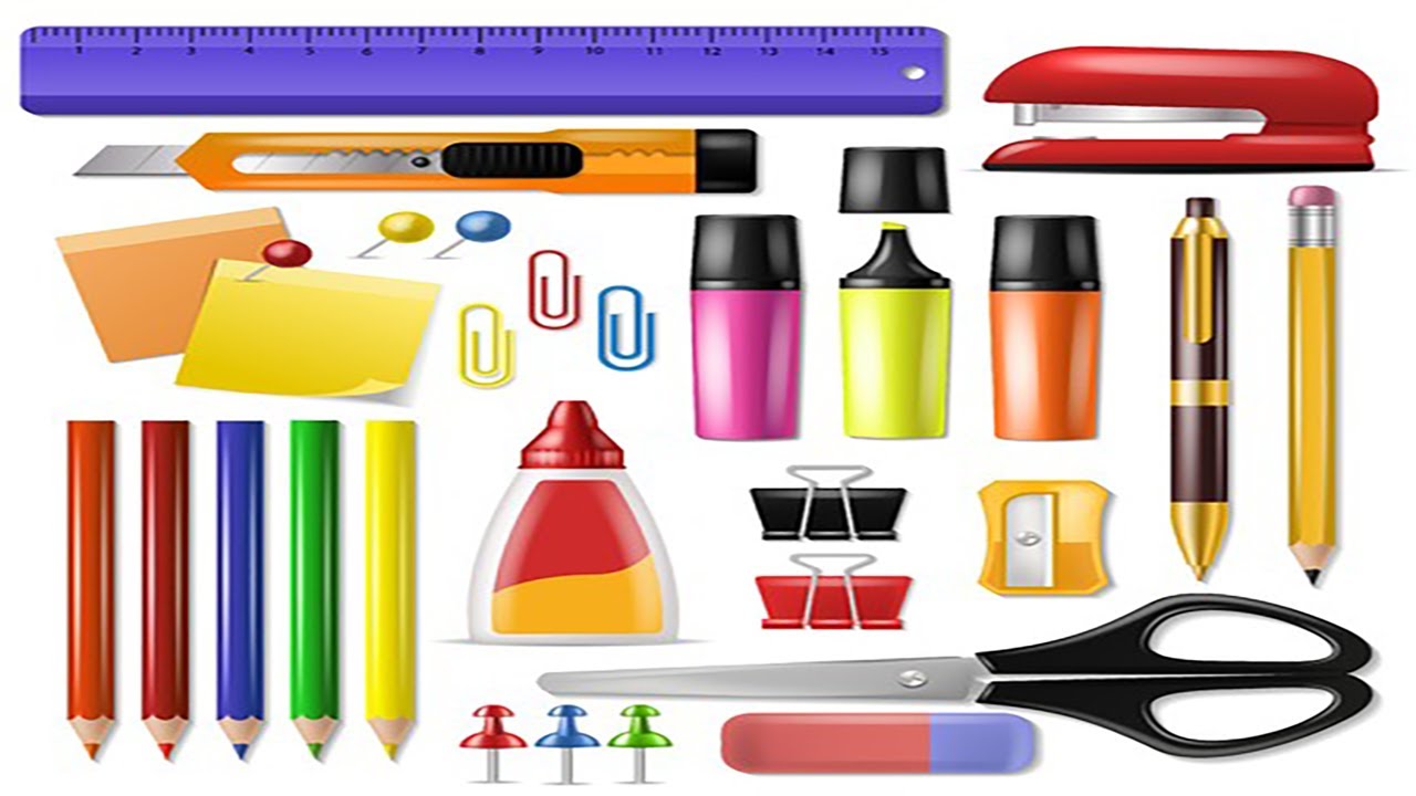 Classroom objects | Classroom objects in English | List of classroom objects |Office Accessories