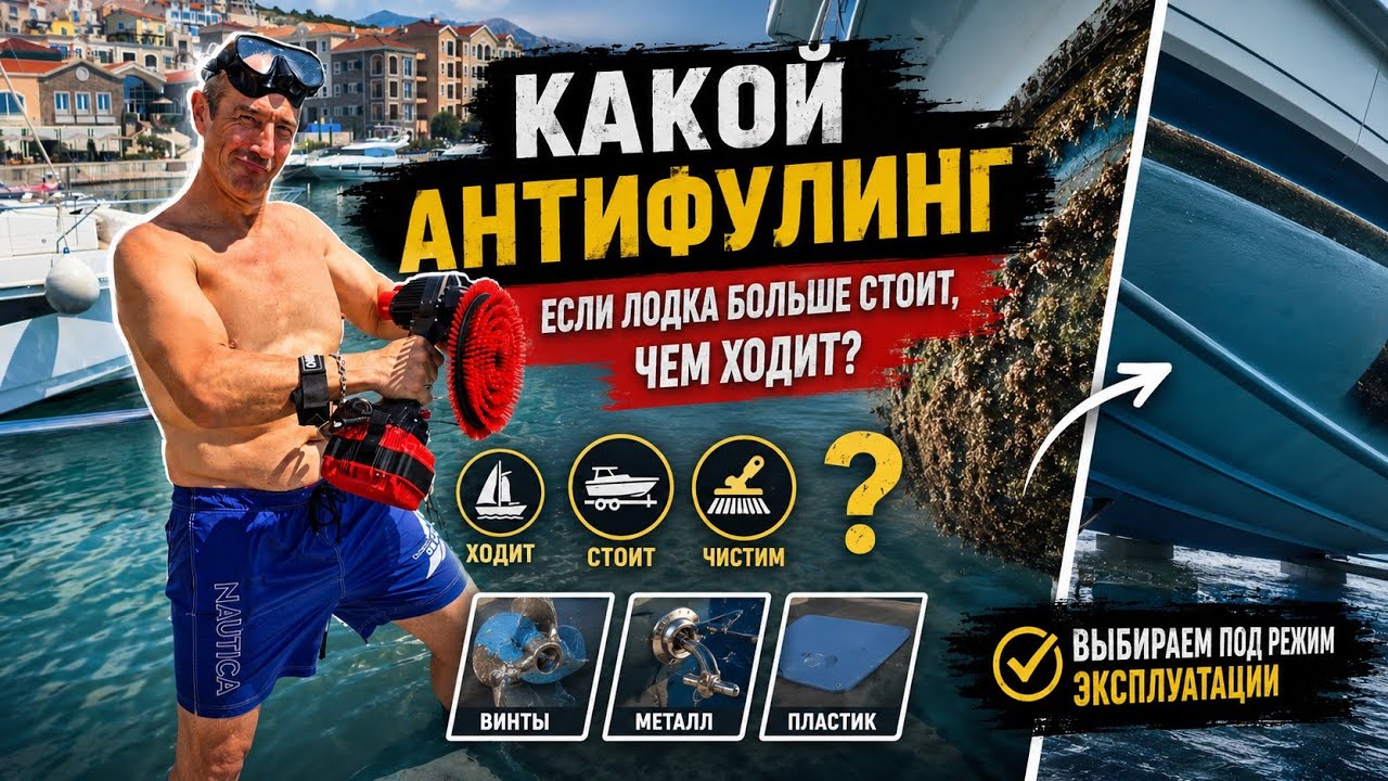 КАКОЙ АНТИФУЛИНГ ВЫБРАТЬ, ЕСЛИ ЛОДКА БОЛЬШЕ СТОИТ, ЧЕМ ХОДИТ?