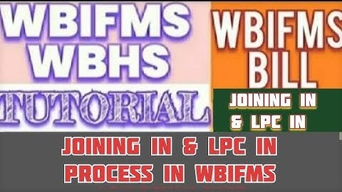 JOINING IN & LPC IN PROCESS IN HRMS#JOINING IN & LPC IN # WBIFMS & WBHS TUTORIAL🙏