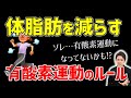 【体脂肪を減らす方法】効率的な有酸素運動のルール！もしかしたら…あなたが頑張っているその運動、もはや有酸素運動じゃなくなっているかもしれません。（体脂肪率を減らす方法）