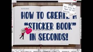 Using ZoomNotes-How To Create A Sticker Book In Seconds - AKA Using The “Import PDF Grid” Function