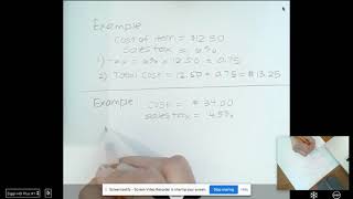 Finding sales tax and total cost