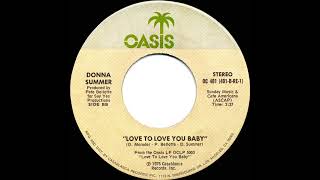 1976 HITS ARCHIVE: Love To Love You Baby - Donna Summer (a #1 record--stereo 45, Side BB 3:26)
