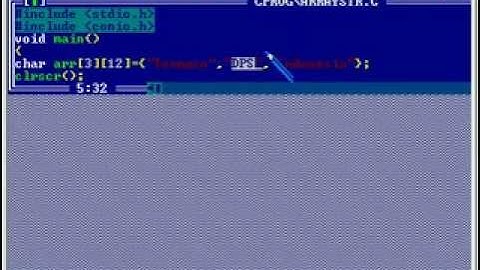 C C++ Programming - array of String Part 1