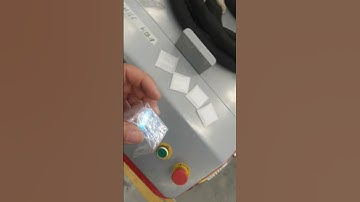 Standard accessories of Mini laser cleaning machine with 1500W Raycus laser source