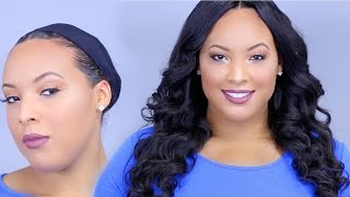 HOW I INSTALL THIS WIG ON MY HEAD &amp; STYLE IT!
