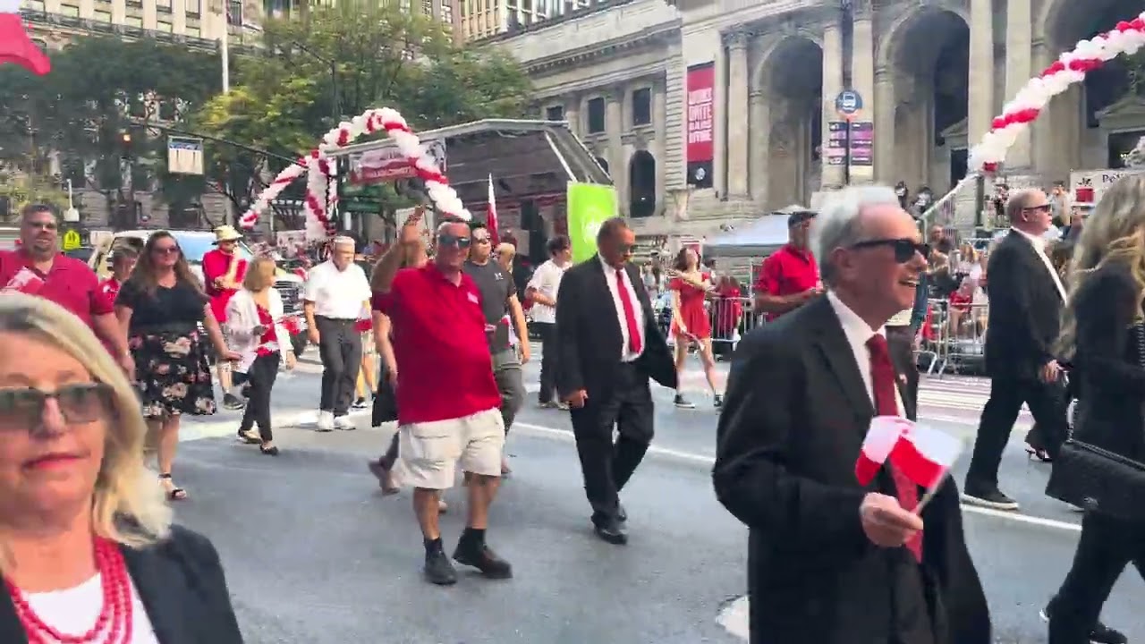 Orange County General Pulaski at Reviewing Stand. October 5, 2025 Pulaski Day Parade, NYC