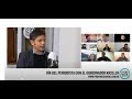 VIVO | Entrevista de Axel Kicillof con periodistas bonaerenses