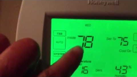 Thermostat setting for summer