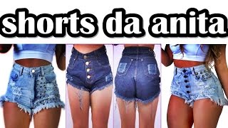 FaÃ§a vocÃª mesma - Short da Anitta destroyed de uma MANEIRA FACIL E MUITO RAPIDA !!! #THAMITODODIA