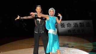 Yumiya Kubota and Natsumi Tokuno (Hokkaido), winners in the PD Lati...