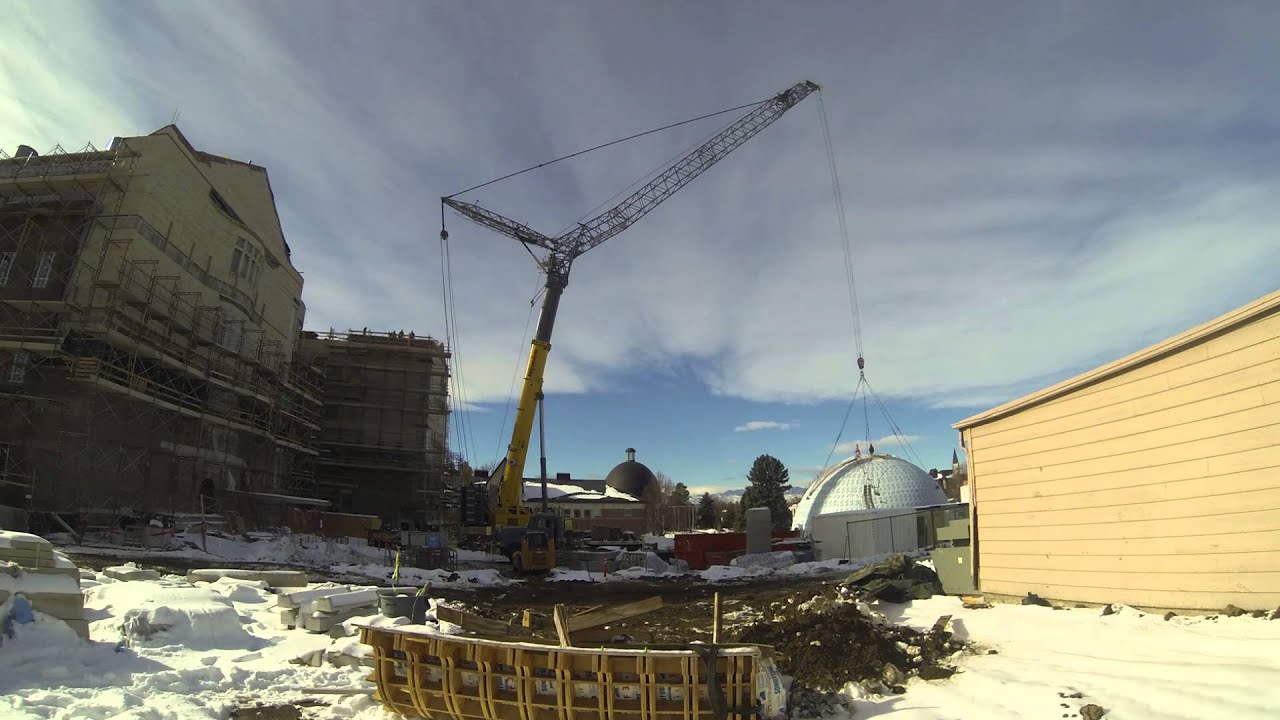 Daniel Felix Ritchie Daniel Felix Ritchie Building: Dome Lift Time Lapse - YouTube
