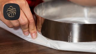 So Schlägst Du Einen Backrahmen Oder Tortenring Mit Backpapier Ein
