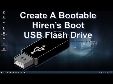 Create a Bootable Hirens Boot on a USB Flash Drive 2018