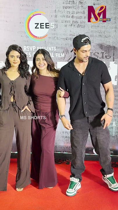 Ankit Gupta With Priyanka Choudhary At The Red Carpet Screening Of Movie Despatch #shorts #viral
