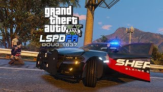 GTA V LSPDFR Day-191 (County Patrol) (BCSO) "Wo-Man on Fire"