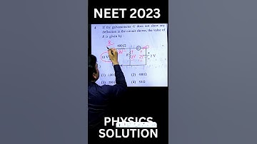 NEET 2023 PHYSICS PAPER SOLUTION | CODE H-5 | QUESTION-4