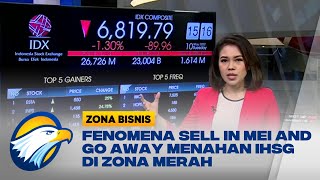 Fenomena Sell in Mei and Go Away Menahan IHSG di Zona Merah