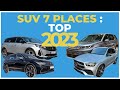 Suv 7 places  top 2023
