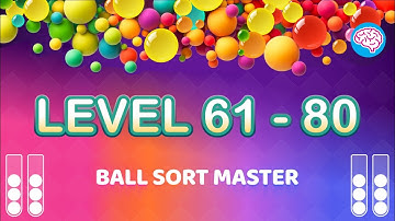 Level 61-80 Ball Sort: Color Puzzle Master (Guru Game) #ballsortmaster